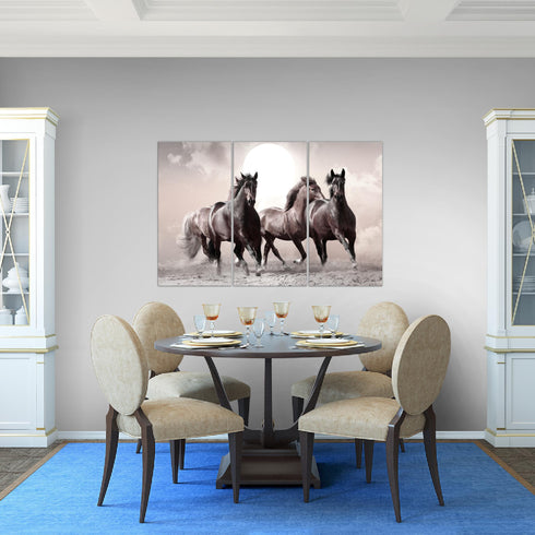 Wandbilder Wohnzimmer XXL Pferde Moderne Bilder Tiere